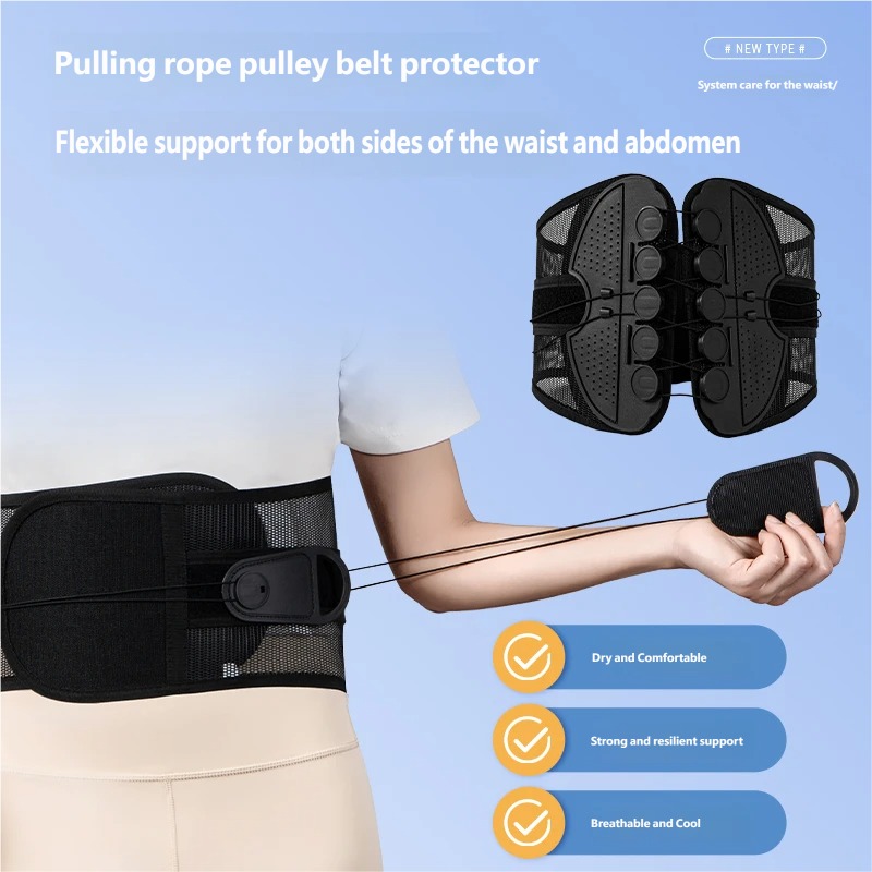 Lumbar Back Support Brace Brea - Posture Corrector Back ulasan dan harga