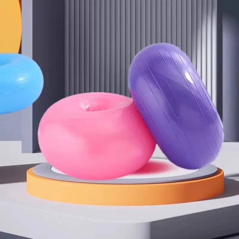 Pilates Donut Yoga Ball Thicke - Yoga Fitness Apple ulasan dan harga