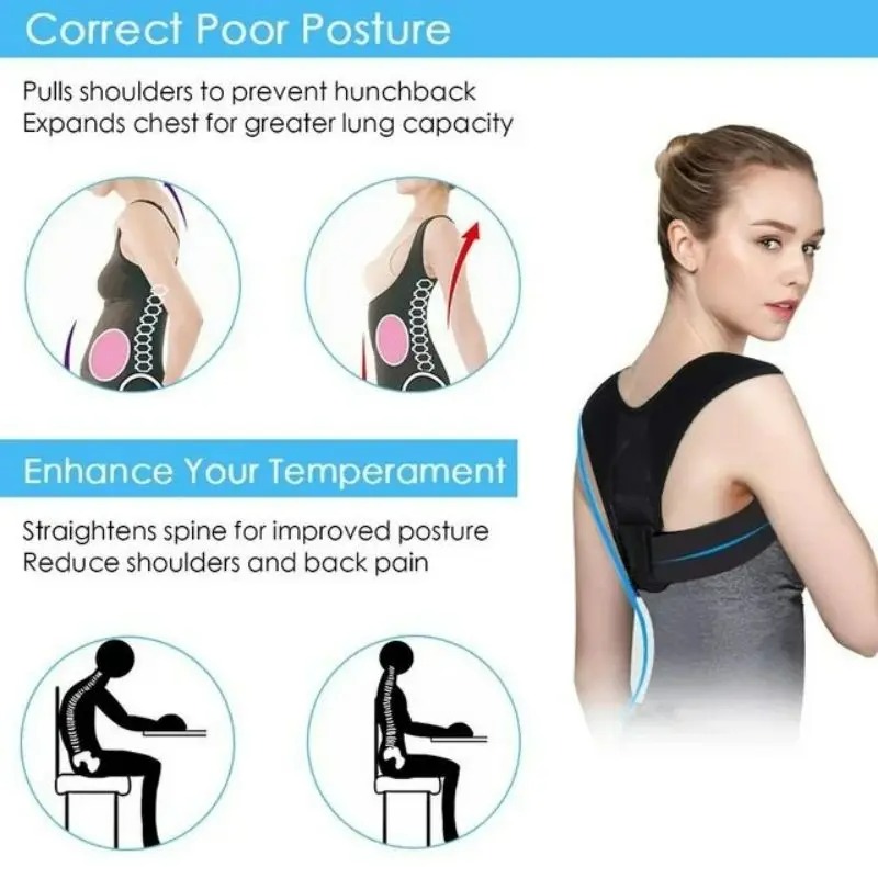 Back Posture Correction Belt H - Posture Corrector Back ulasan dan harga