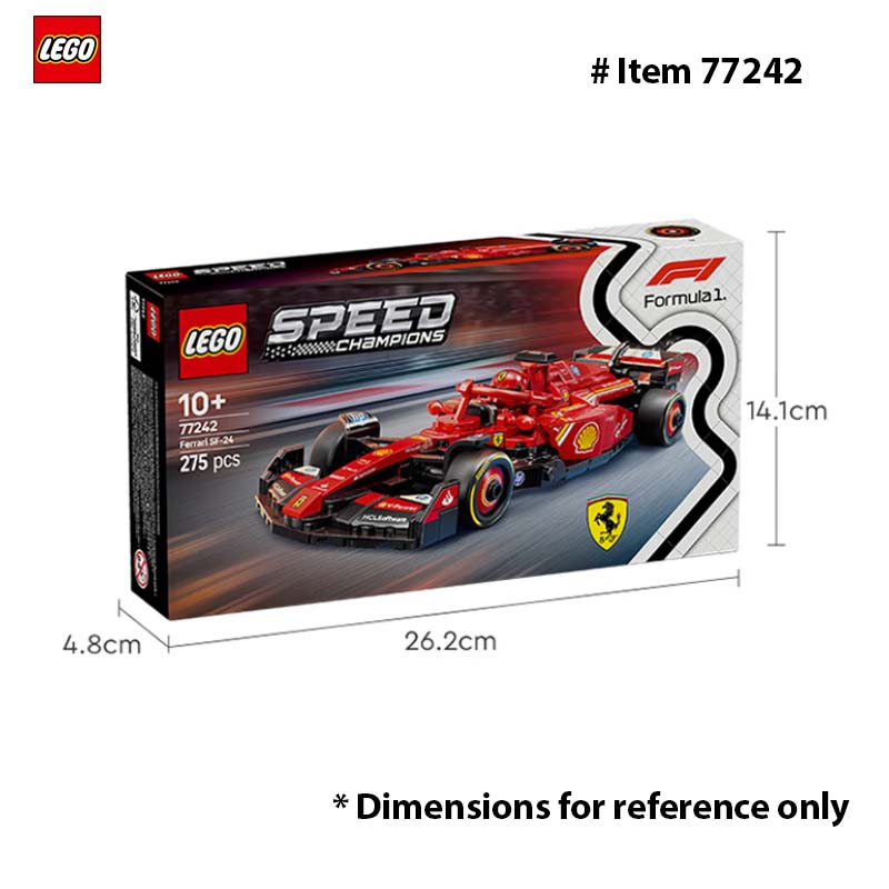 LEGO 77242 Speed Champions Fer - Victor Racket Jetspeed ulasan dan harga