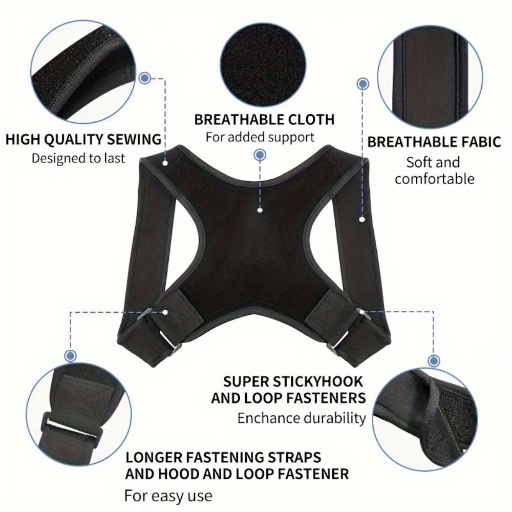 Unisex Breathable Back Posture - Posture Corrector Back ulasan dan harga