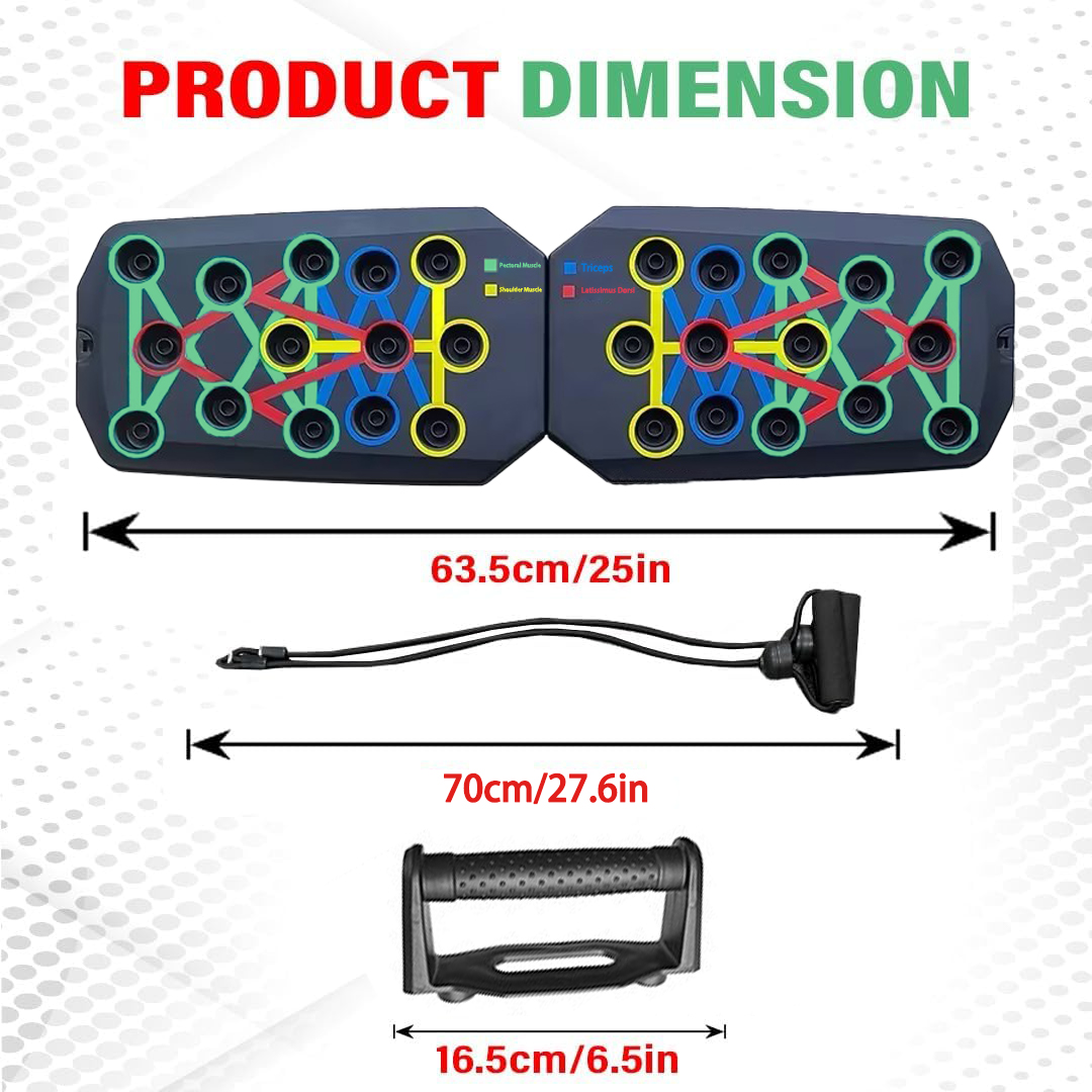 Colorful Folding Push Up Board - Push Up Board ulasan dan harga